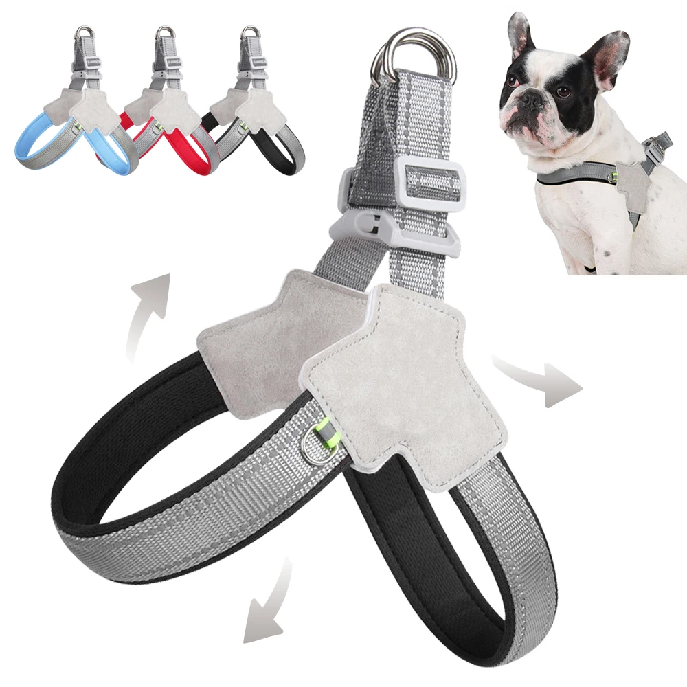 Breathable Pet Dog Harness for Small Big Dogs Soft No Pull Puppy Chest Strap Cat Vest Outdoor 1005008665279342