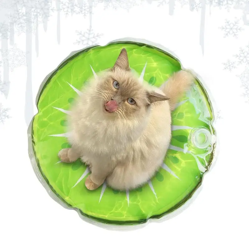 Cooling Mat for Dogs Round Water Pad for Indoor Puppy Cute Fruit Pattern Cooler Cushion Pad Bed 1005008673720572