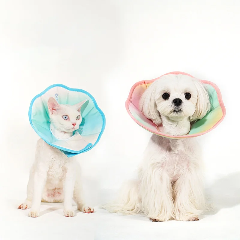 Cat Elizabethan Collar Protective Medical Cone for Post-Surgery Recovery Adjustable E-Collar 1005008673836404