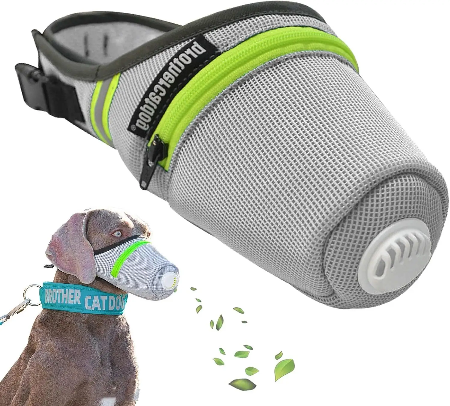 Dog Mask Reusable Breathable Dog Air Filter Mask Adjustable Dog Gas Face Mask Dog Smoke 1005008675901013