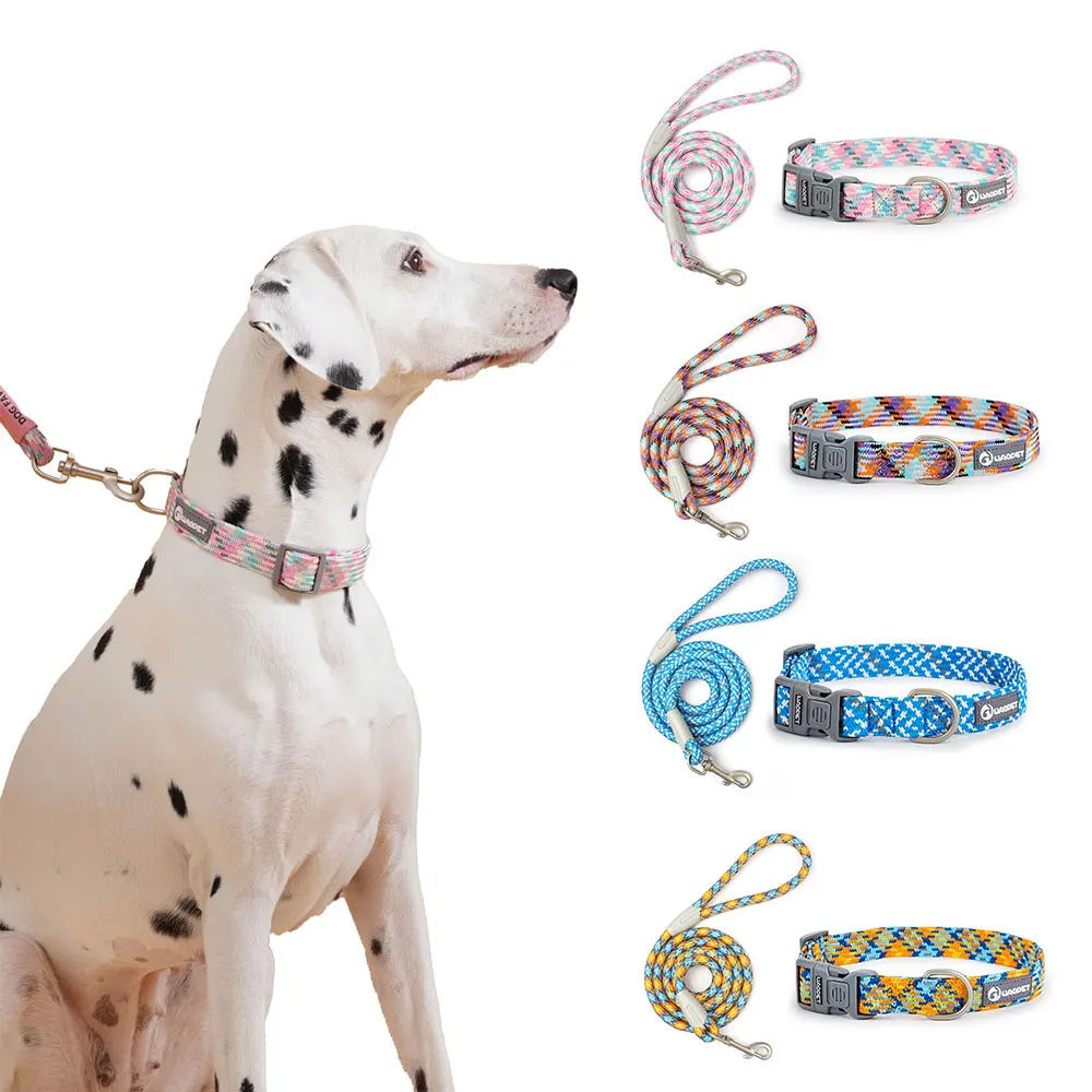 Leashes and Collar Set for Small Medium Large Dogs Pet French Bulldog Chihuahua Pug Outdoor Walking 1005008676908984