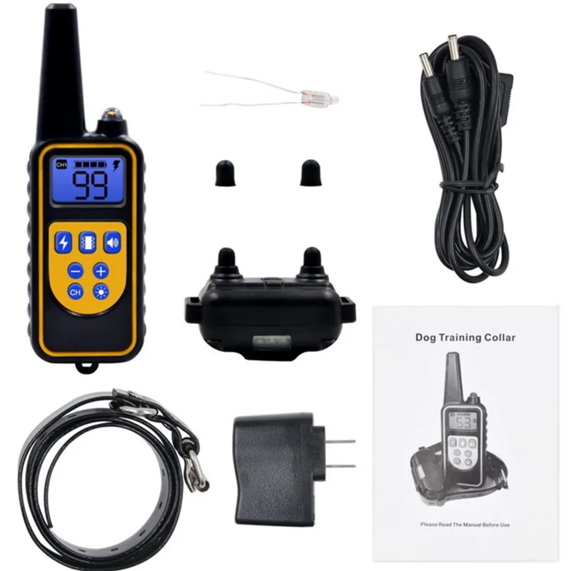 Dog Training Collar Pet Anti Barking Device Stop Vibration Shock Sound Bark Waterproof 1005008682206594