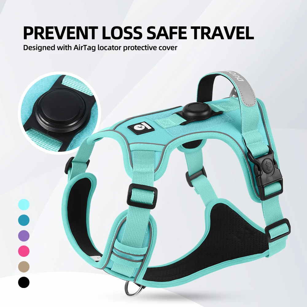 Anti Pull Dog Harness for Large Medium Dogs Reflective Escape Proof Tracker Chest Strap Breathable 1005008685771987