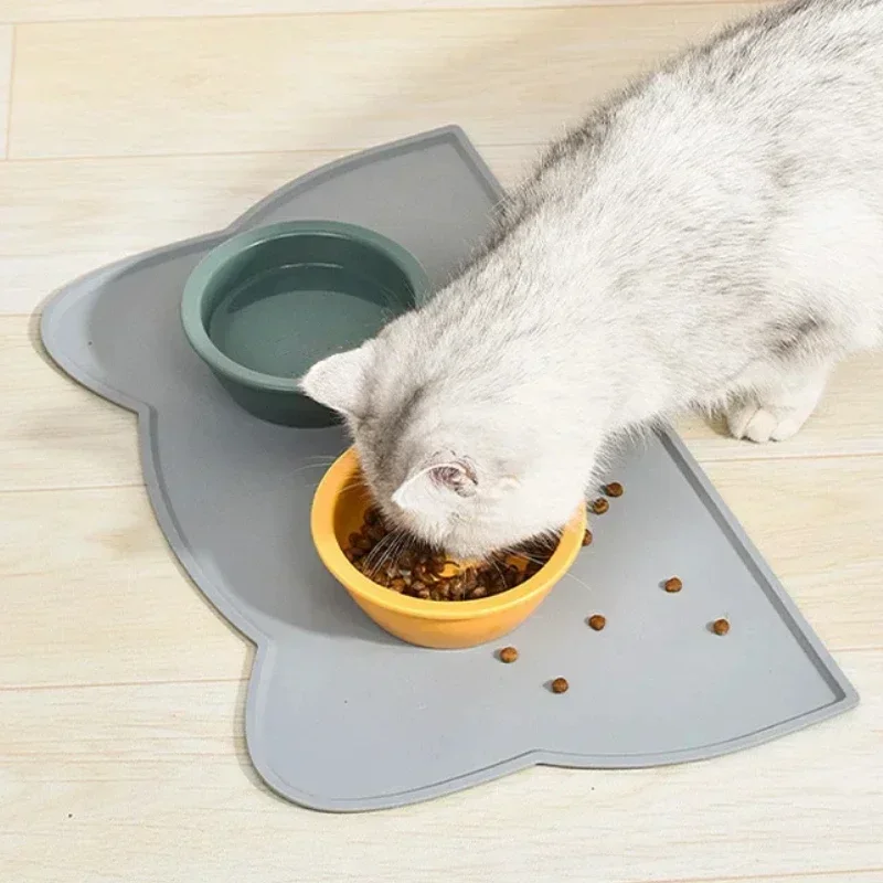 Pet Feeding Mat for Dogs Cats Silicone Cat Food Mat Non-Slip Waterproof Washable Spill-Proof Pet 1005008688394177