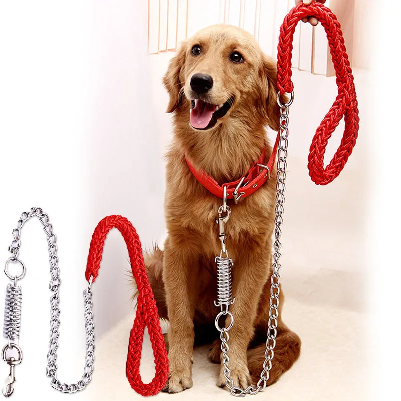 Large Dog Leash Nylon Braided Traction Rope Pet Walking Thick Hand Rope for Large Dogs Dog Training 1005008690416855