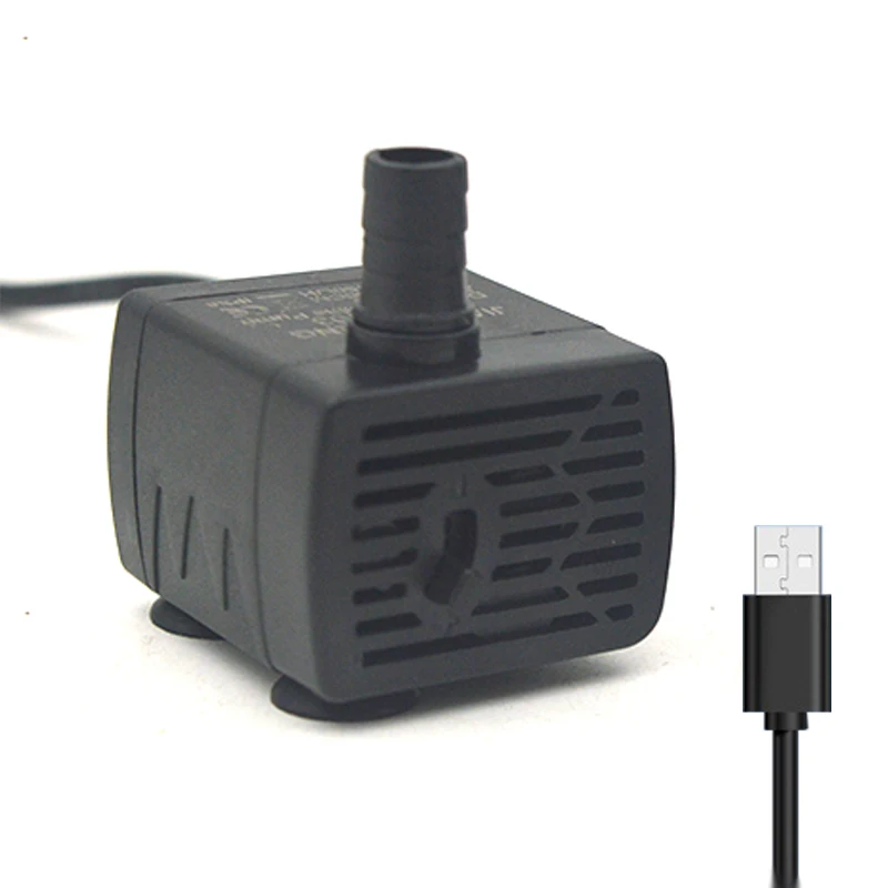 Ultra Quiet USB Aquarium Fish Tank Filtration Pump Mini Pet Fountain Submersible Adjustable Flow 1005008691160163