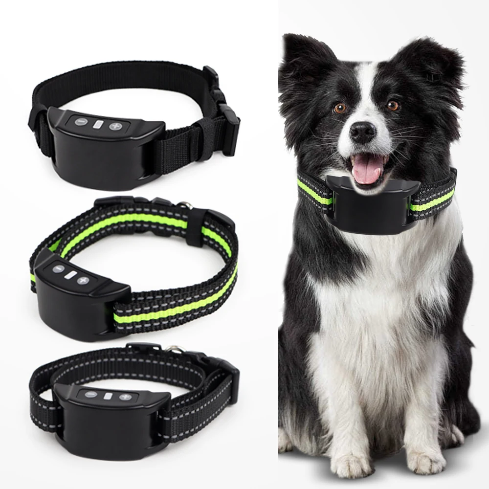 Automatic Dog Stop Barker Electric Pet Dog Collar Ultrasonic Barking Stoper Shock Collar 1005008693434233