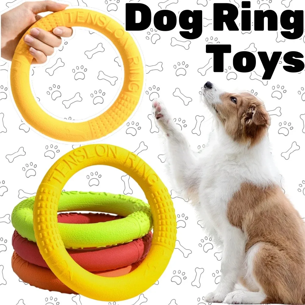 Dog Ring Toys Outdoor Interactive Throwing Dog Toys Flying Floating Training Loop Puller 1005008696141027