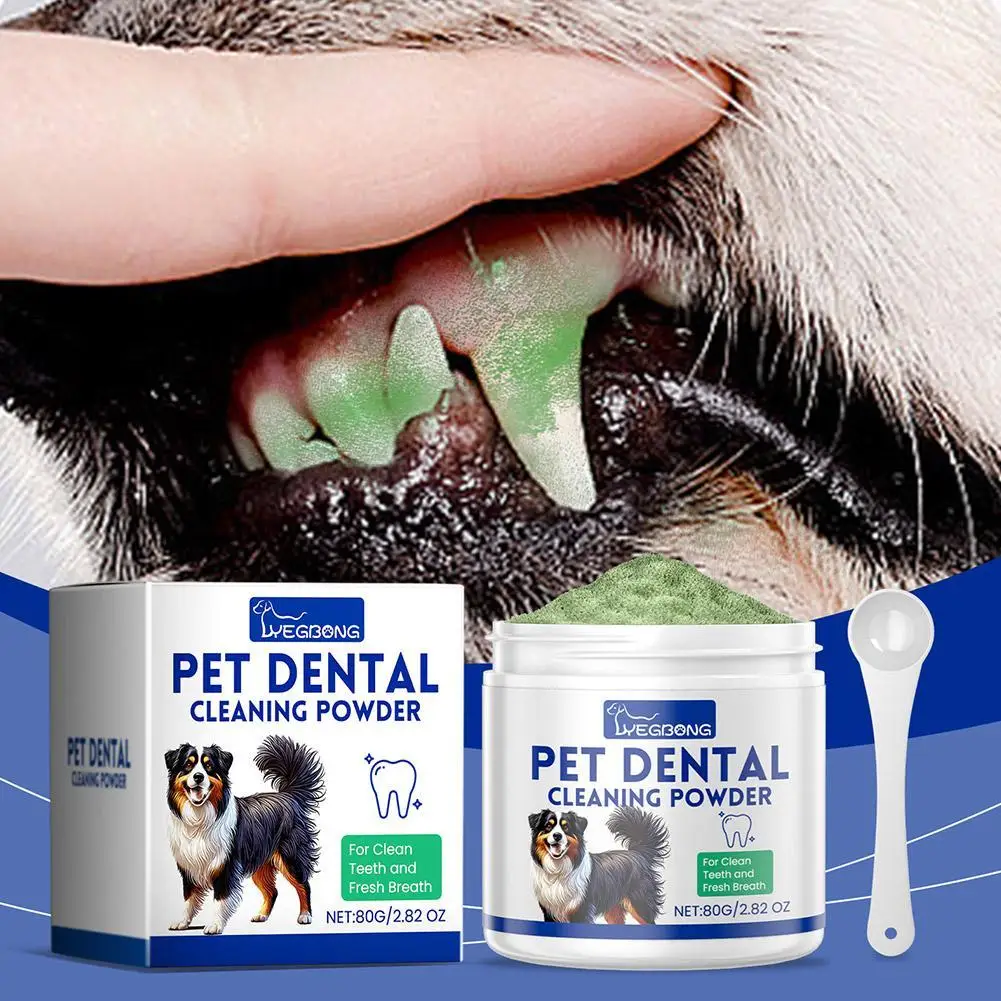 Dog Teeth Cleaning Powder Prevents Tartar Eliminates Oral Odors Plaque Remover Dental Cleaning 1005008715776879