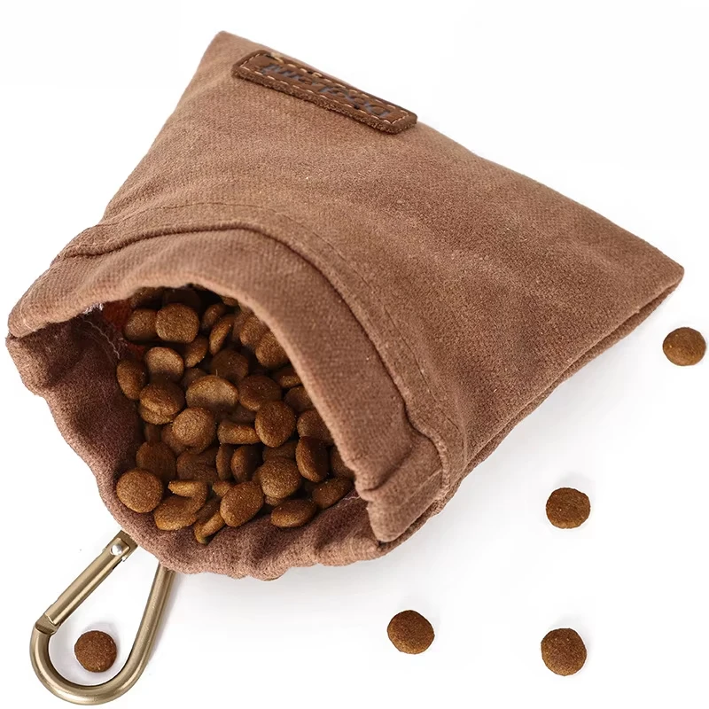 Dog Training Snack Bag Outdoor Travel Pet Dog Treat Pouch Portable Oil Resistance Food Dispenser 1005008722018006