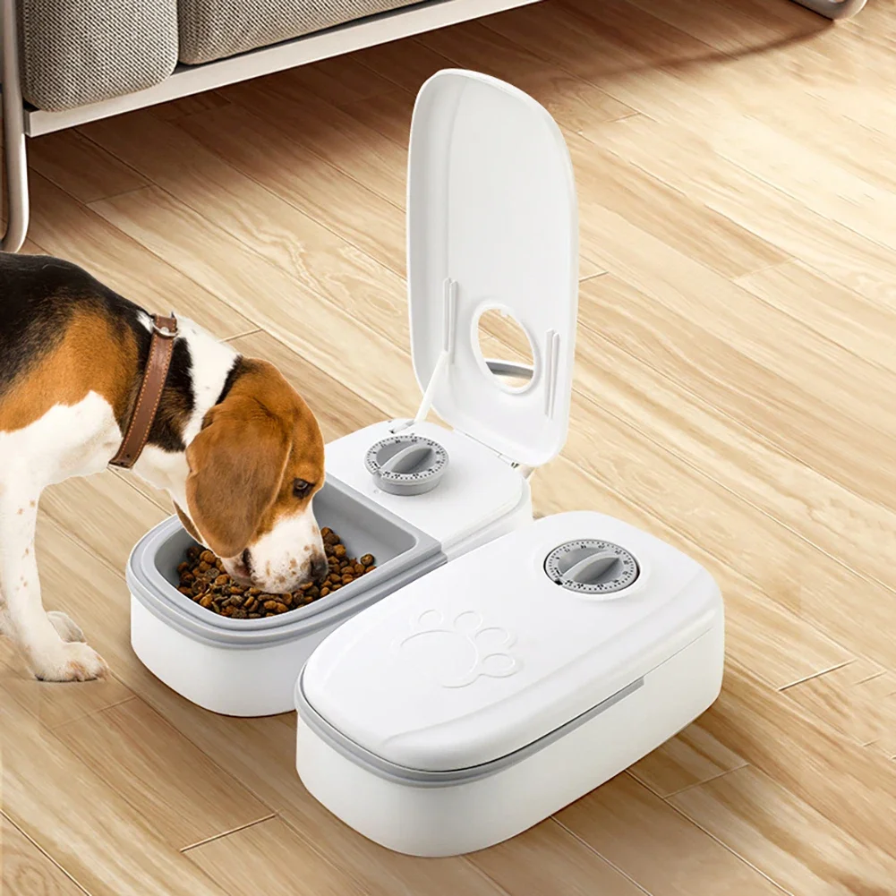 Automatic Cat Feeder Timed Pet Food Dispenser for Wet Dry Food 48 Hour Timed Smart Pet Feeder 1005008726729712