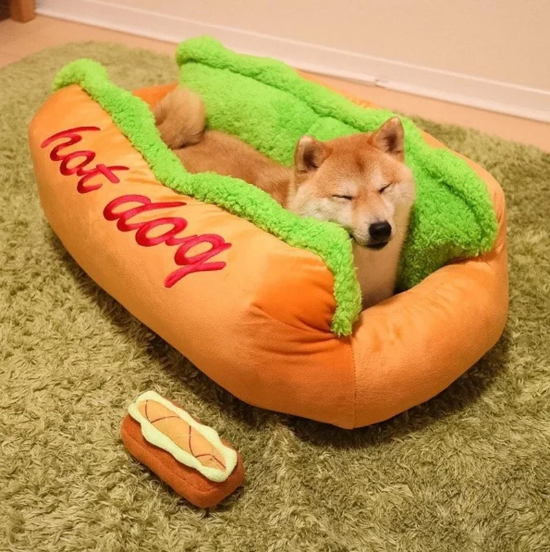 Warm Hot Dog Bed Removable Soft Lounger for Dog Large Washable Elastic Puppy Cat Pet House 1005008741243336