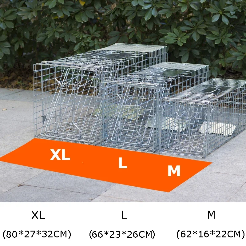 Super Large Catching Cat Coypu Traps Bait Snap Catcher Foldable Reusable Rescue Cage Mousetrap Hunt 1005008748653146