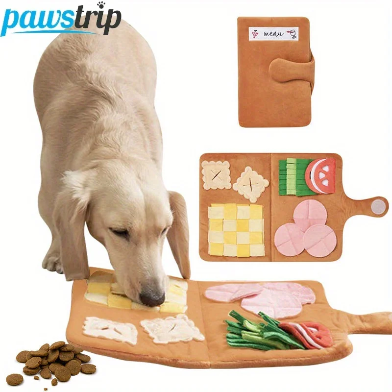 Interactive Snuffle Mat for Dogs, Slow Feeder Puzzle Toy with Plush Food Pockets 1005008748921217