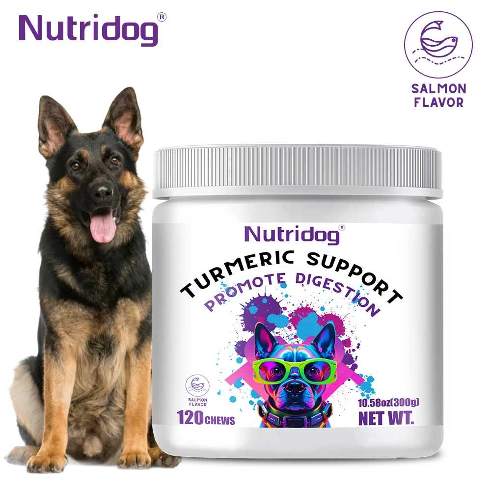 Turmeric Chews for Dog, Anti-Inflammatory Joint Care with Contains Glucosamine&chondroitin 1005008754898975