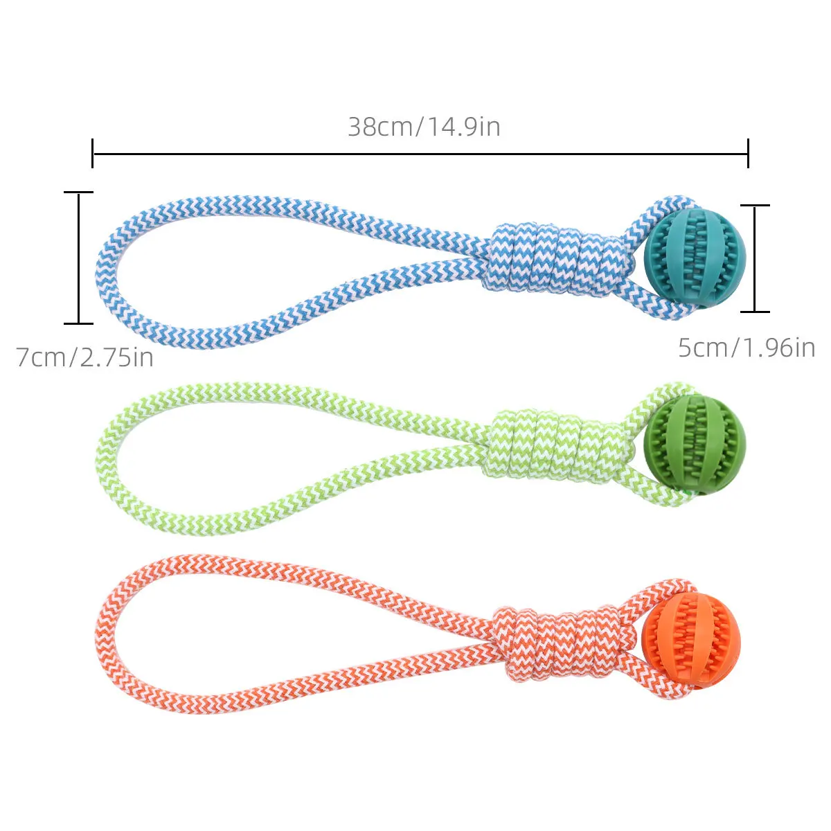 Durable Cotton Rope Dog Toy with Hidden Snack Compartment TPR Chewable Interactive Play Toy 1005008762593681