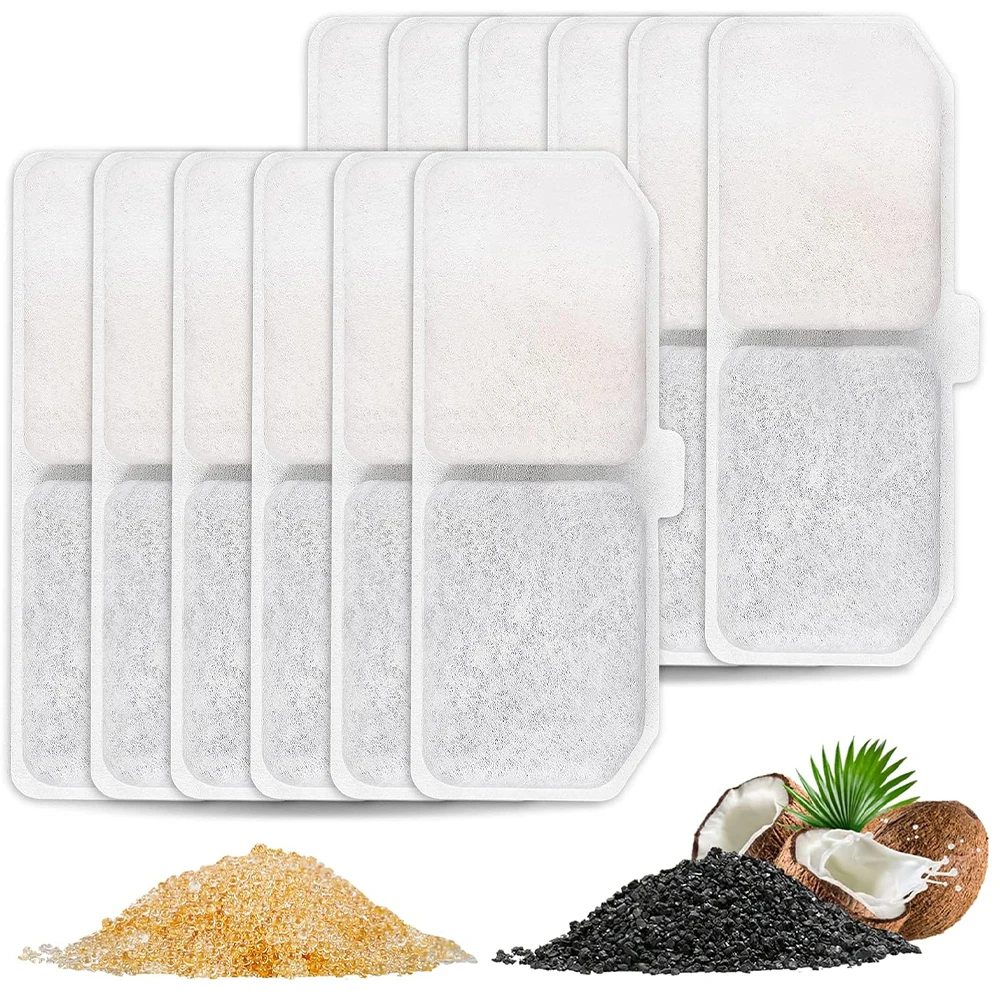 6/12Pcs Cat Fountain Filters Set Pet Water Replacement Activated Carbon Filter Cat 1005008762707247