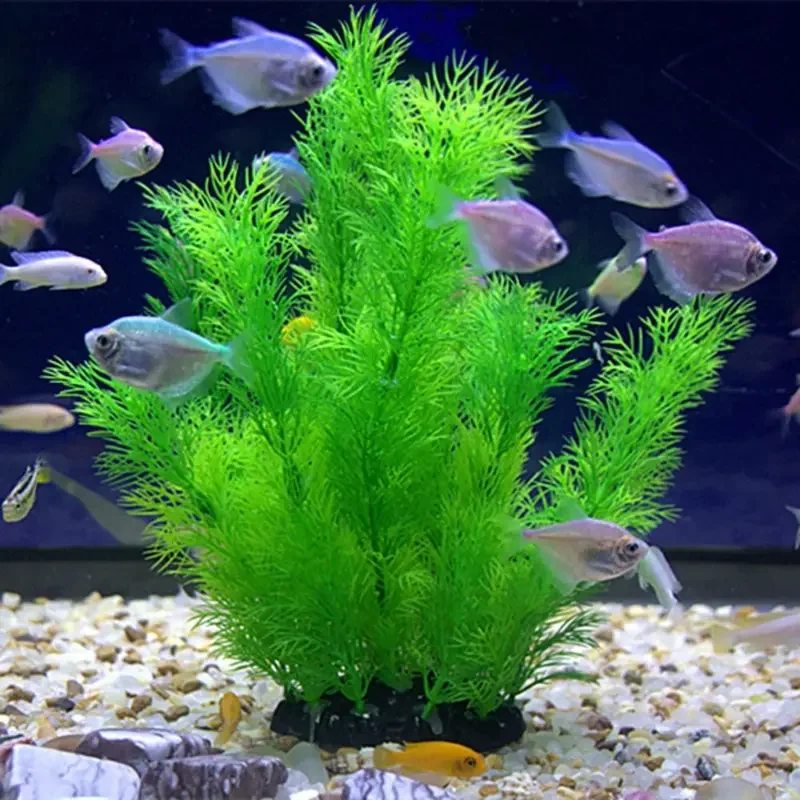 Artificial Aquarium Decor Plants Underwater Water Grass Aquatic Plastic Plants for Fish Tank 1005008773223977