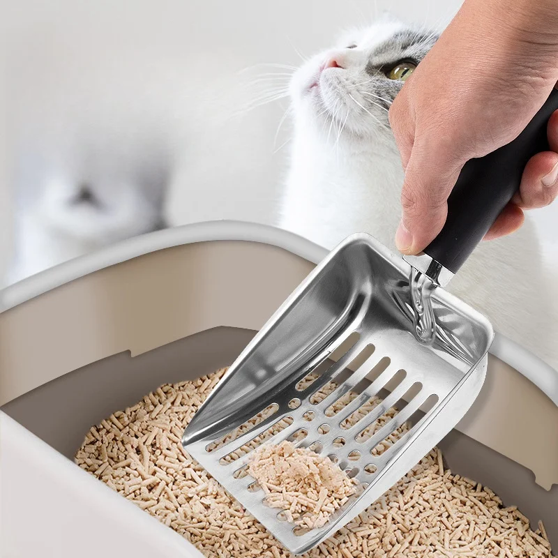 Durable Cat Litter Scoop, Comfortable Handle, Easy to Clean 1005008774638619