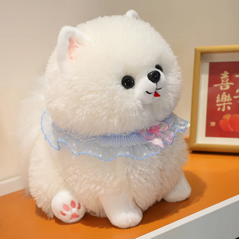 Cute Simulation Dog Pomeranian Plush Toy Stuffed Animals Puppy Pet Plushies Doll 1005008775178243