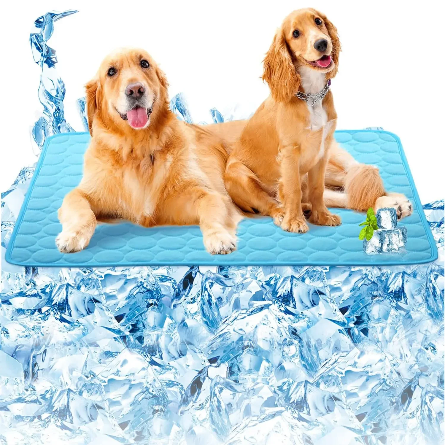 NONOR Dog Cooling Mat Summer Pet Bed for Dogs Cats Kennel Pad Breathable Pet Self Cooling Blanket 1005008778289146