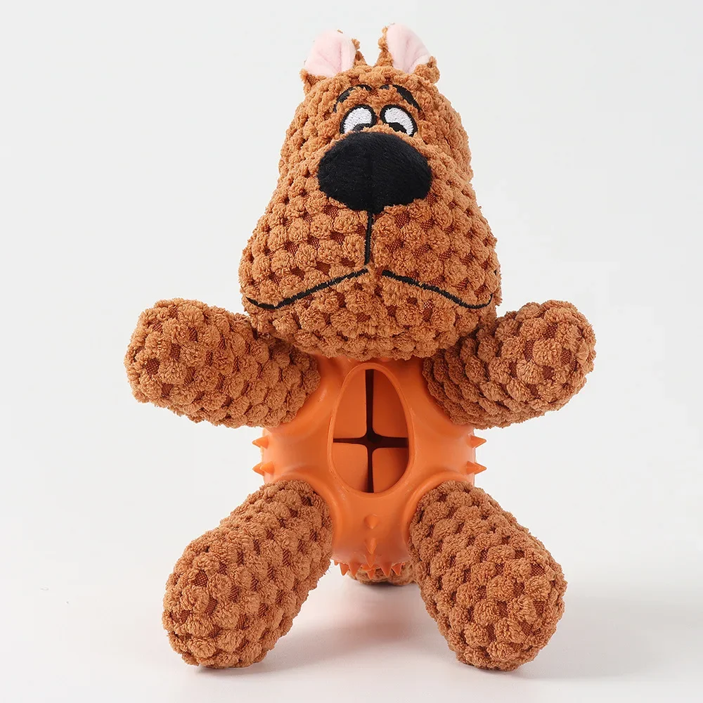 Dog Squeaky Toys Natural Rubber Chew Puzzle Dog Toys Food Dispensing for Puppy Small 1005008779949187