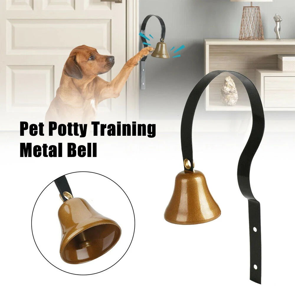 Interactive Metal Pet Toy Retro Vintage Christmas Dog Training Bell Doorbell Shopkeeper Home 1005008781948384