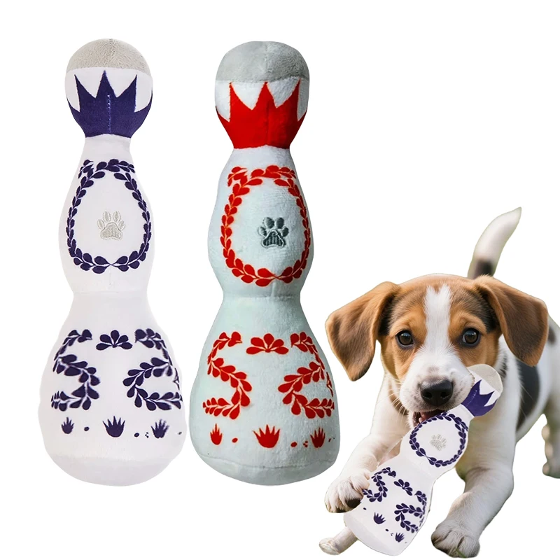 Funny Tequila Dog Toy Boujee Plush with Squeaker Interactive Games for Dogs Birthday Toy 1005008790376196