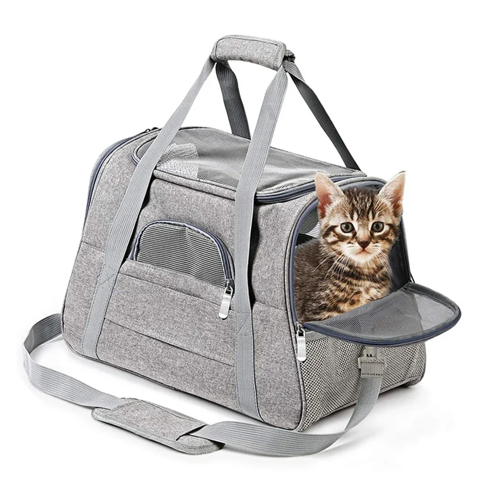 Soft Pet Carriers Portable Breathable Foldable Bag Cat Dog Carrier Bags Outgoing Travel Pets 1005008793228579