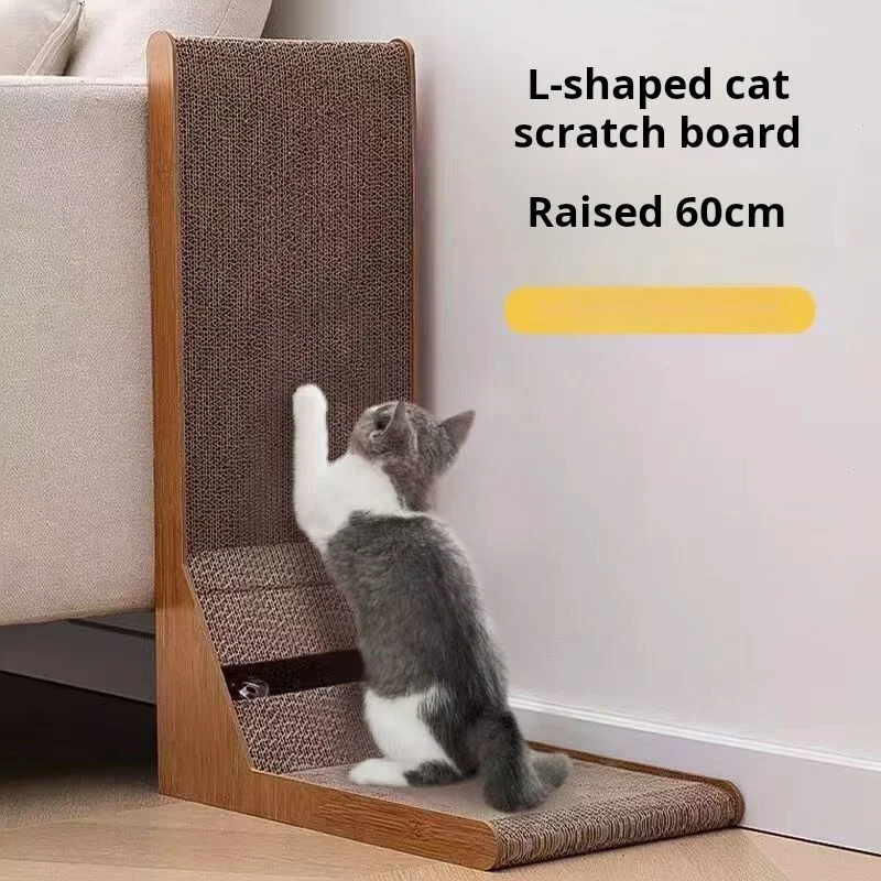 Cat Scratching Post Cat Scratching Board Wooden Wear-resistant and Scratch-resistant Post Furniture 1005008800372359