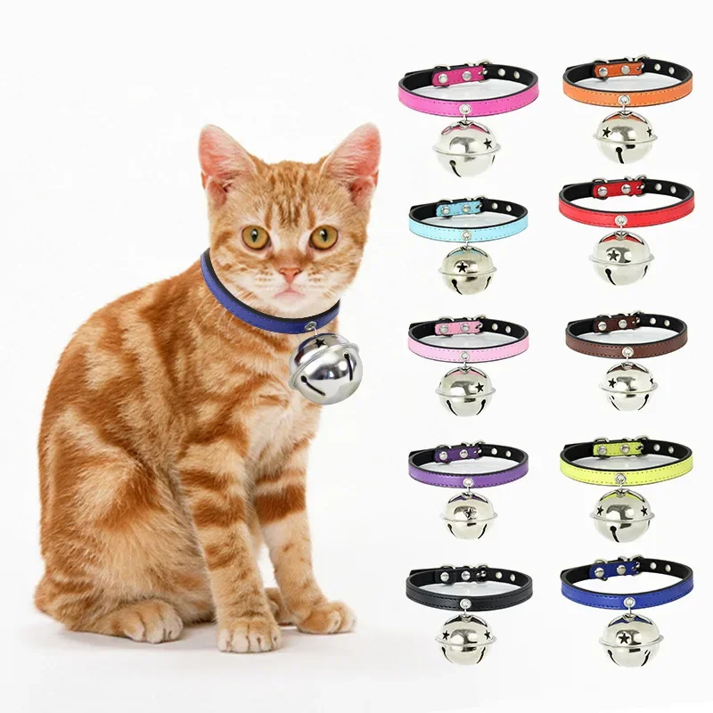 Cat Collar with Bell for Small Dog Safety Elastic Strap 1005008800893092