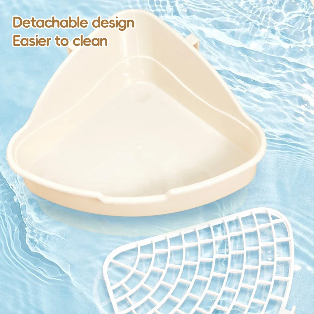 Rabbit Litter Tray Toilet Animal Potty Trainer Bunnies Corner Toilet Box for Ferret Hamster Dragon 1005008804942171