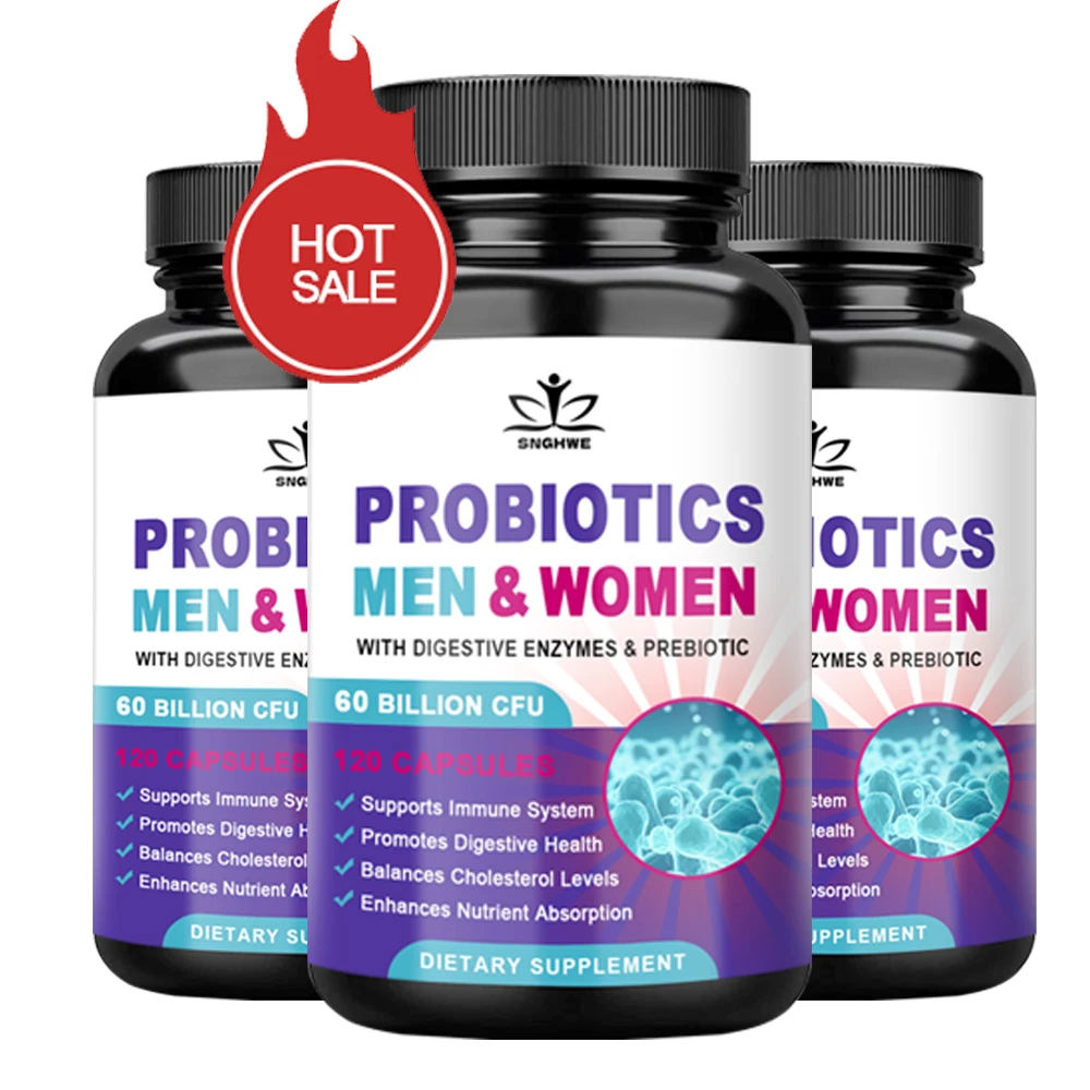 Probiotics Capsules with Prebiotics, Digestive Enzymes, Nutritional Absorption 1005008805397281