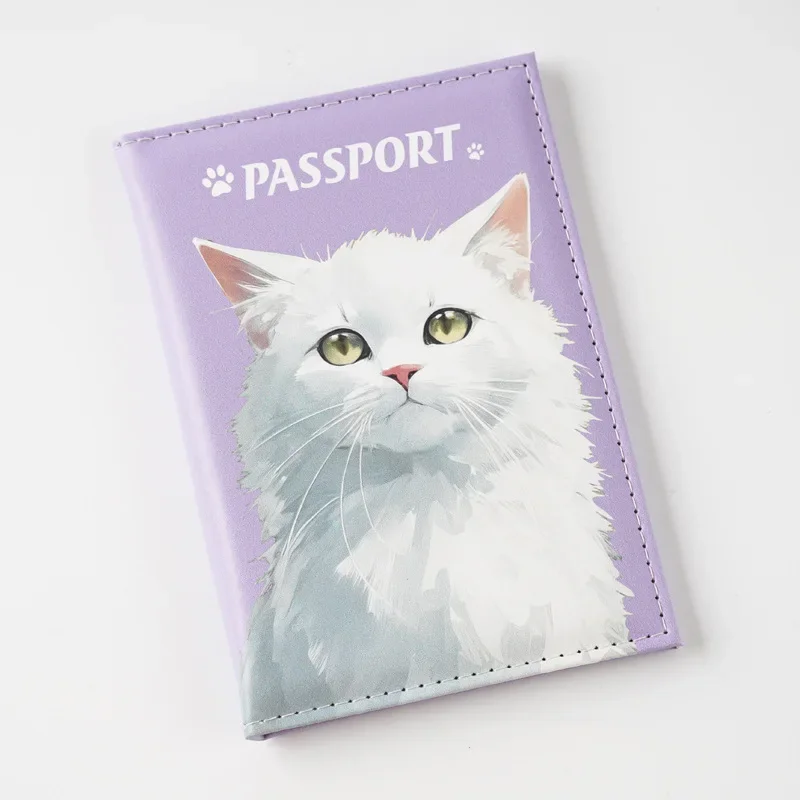 Cute Pet Cat Dog Printed Passport Holder Travel Wallet Passport Cover Passport Wallet Ticket Id 1005008805647371
