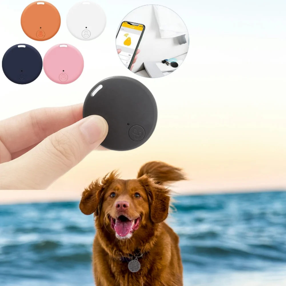 Cat Dog GPS Bluetooth 5.0 Tracker Anti-Lost Device Round Mini Dog Pet Child 1005008828260288