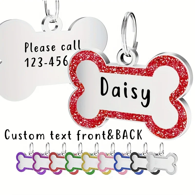 Personalized Dog ID Tags for Pets, Customized Engraved Dog Name Tags 1005008833081579