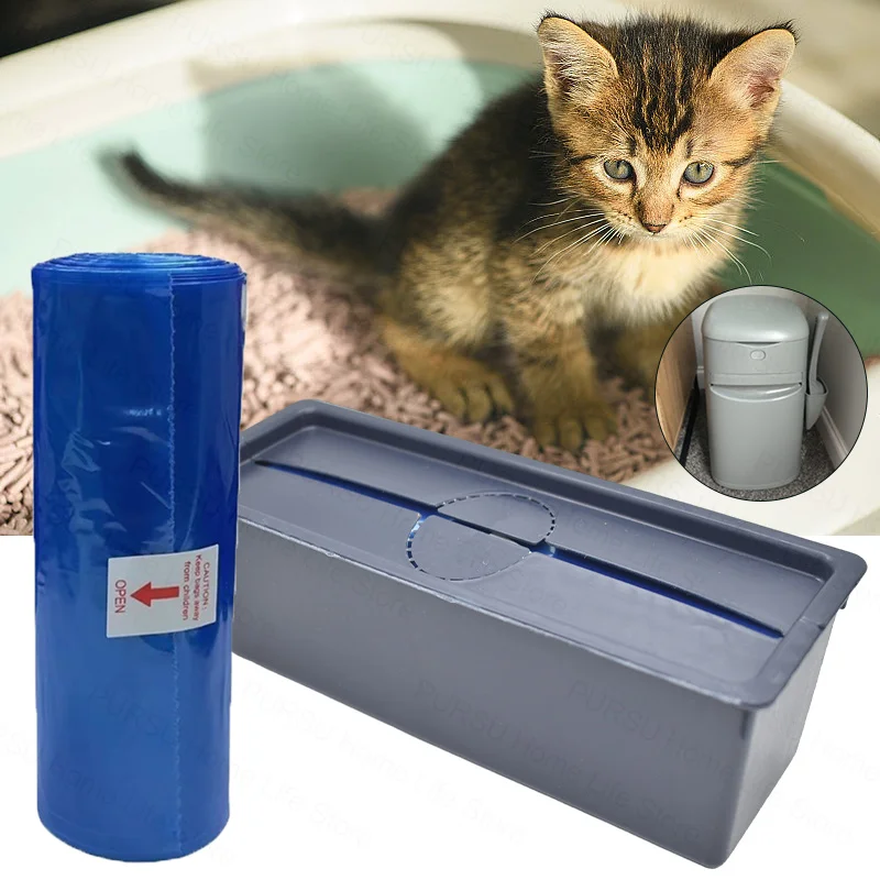 Compatible with Litter Genie Easy Roll Pail Refill Bags，cat Litter Box Waste Disposal System 1005008834893080