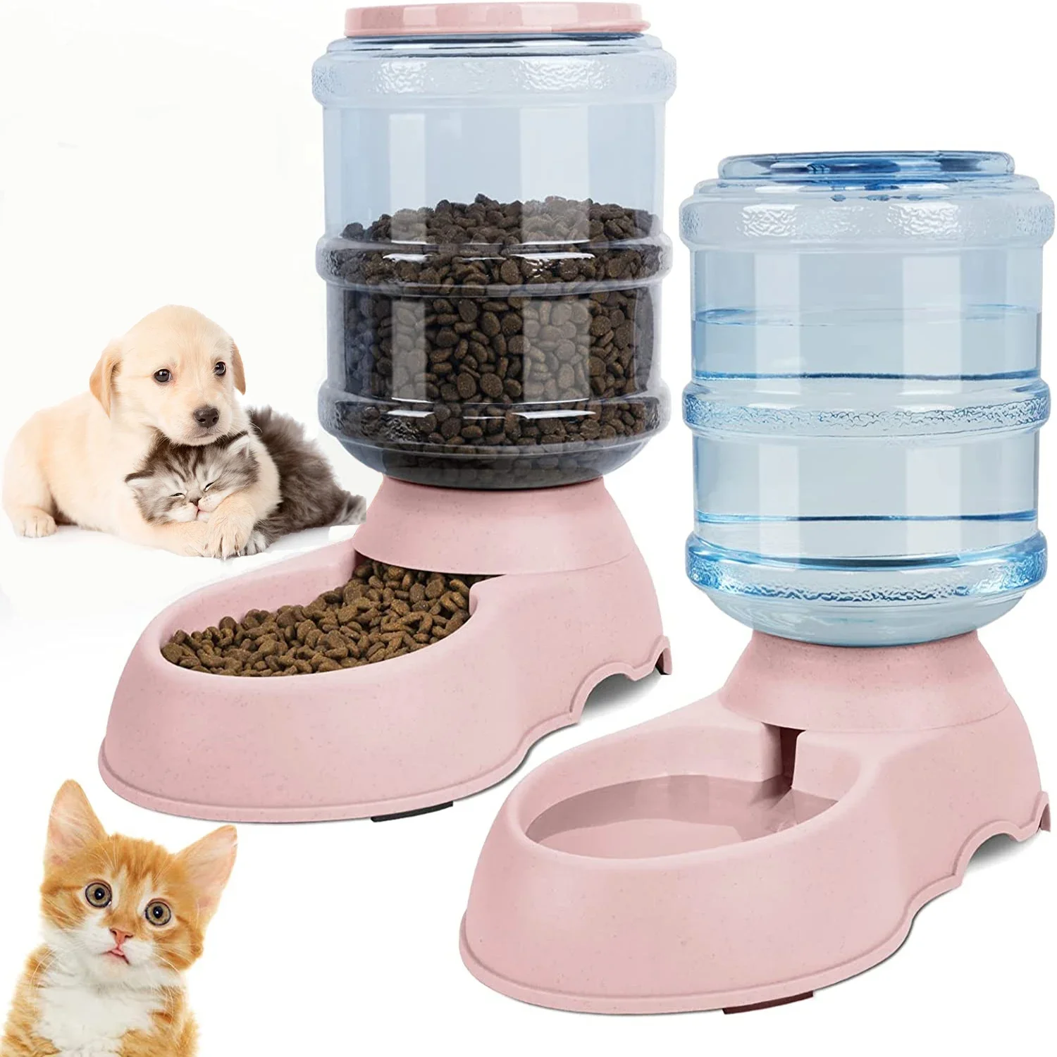 Automatic Water Dispenser Large Capacity Pet Feeder Small Dog Food Bowl Cat Feeder Drinking Bowl 1005008834971404