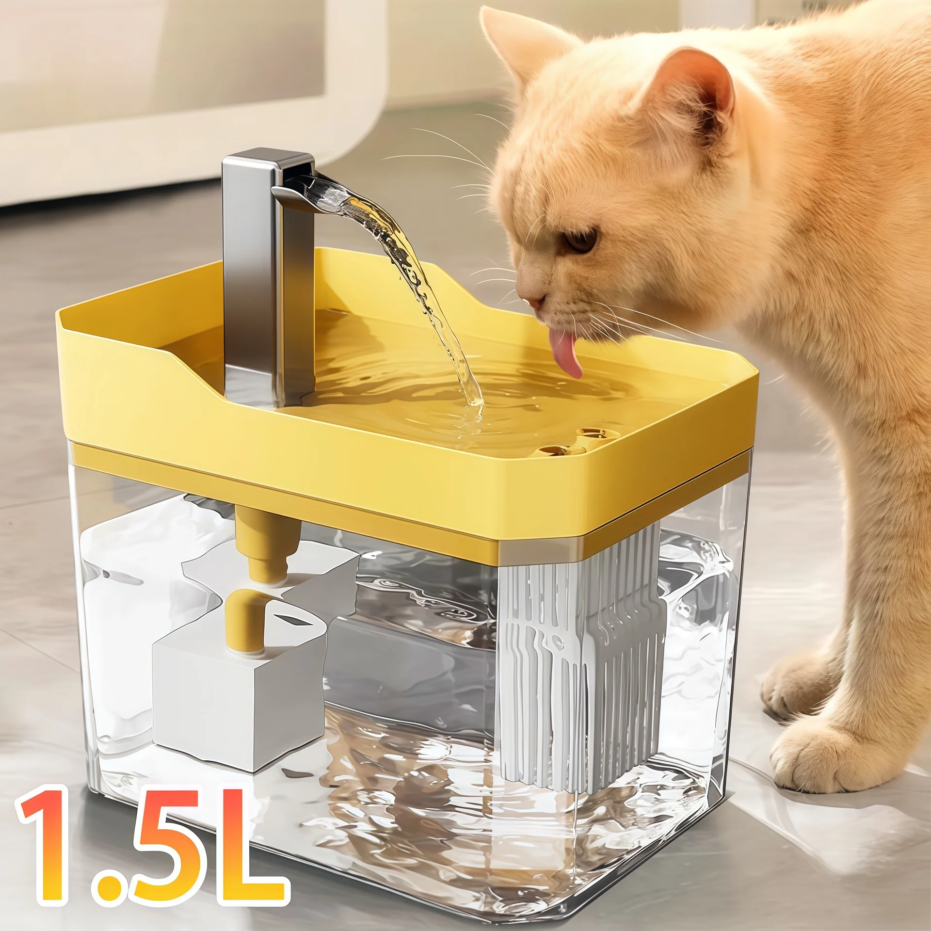 Cat Automatic Water Dispenser Drinking Fountain Dispenser for Water Circulation Cat Water Bowl 1005008842613773