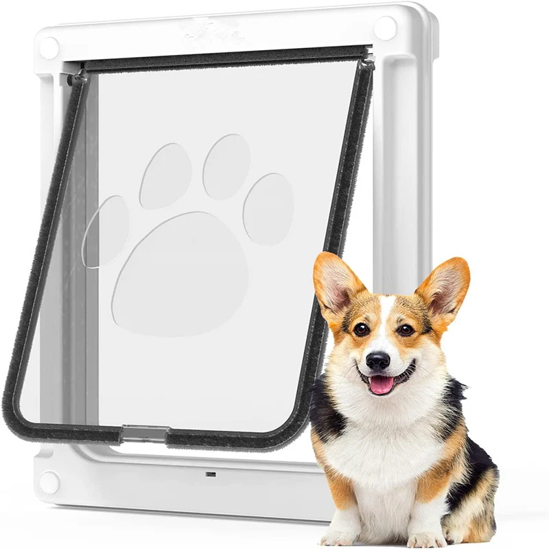 Strong Lockable Dog Door with Privacy Protection Flap Gate Pet for Big Small Dogs Pet 1005008843350419