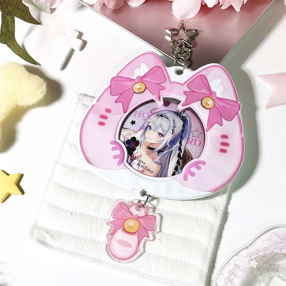 Cat Bow PVC Photocard Holder ID Card Badge Holder Photo Card Holders Transparent Display Protective 1005008844960568