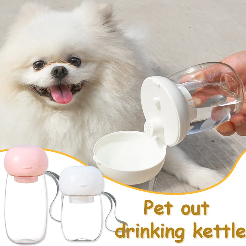 Portable Water Bottle for Dogs Cat Outdoor Leakproof Walking Drinking Bowls Outdoor Drinker, Travel 1005008851776667