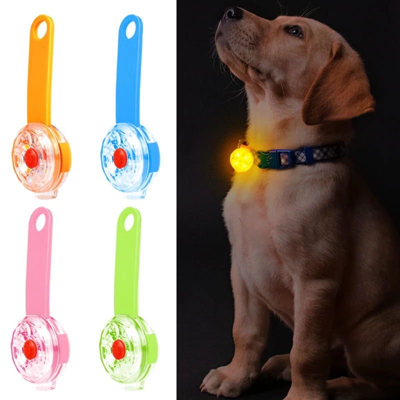 Dog Collar Anti-Loss Pendant Waterproof LED Flashing Light Dog Tag USB Rechargeable Night Safety 1005008853224661