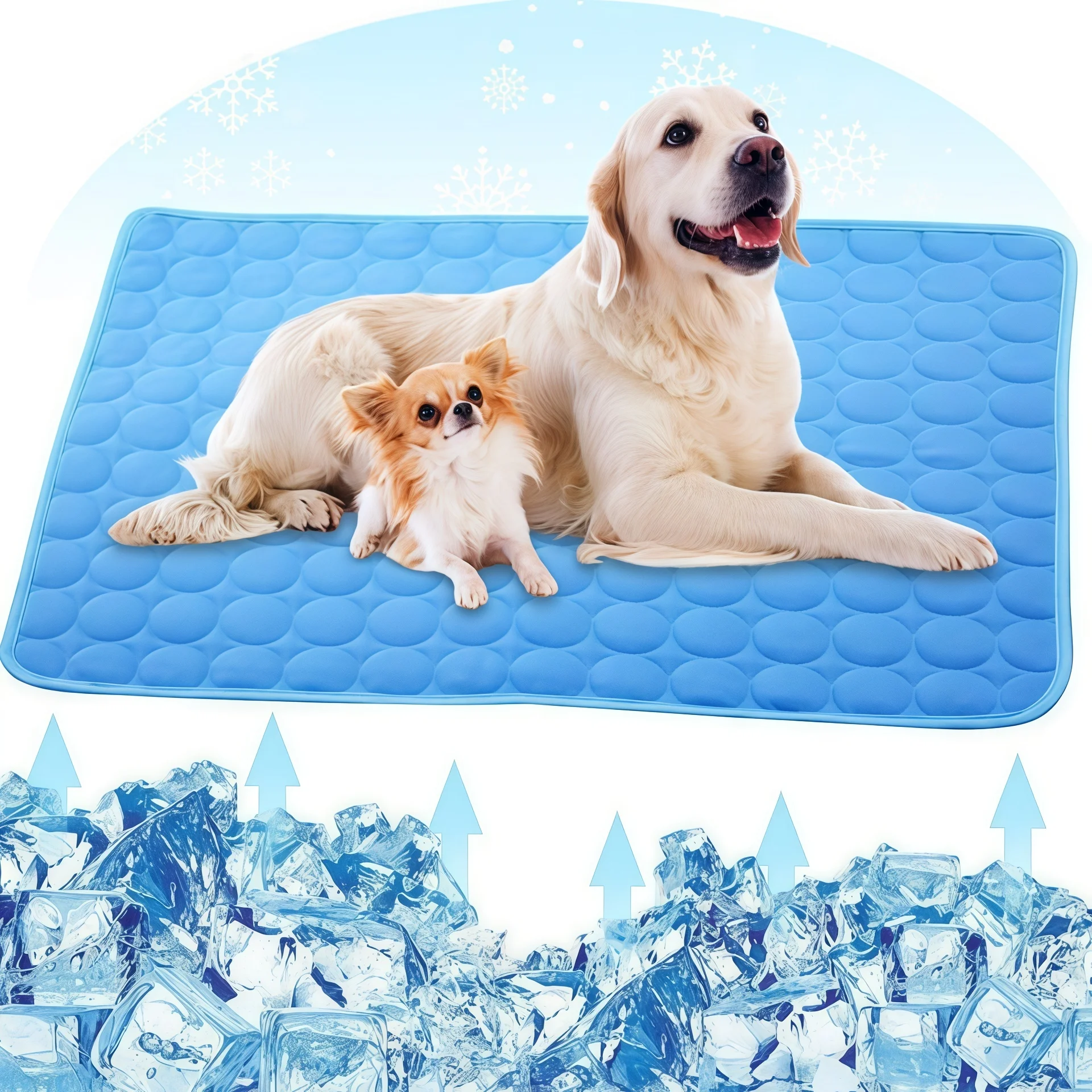 Cooling Dog Mat Summer Pad Mat for Dogs Cat Ice Silk Blanket Sofa Breathable Pet Dog Bed Summer 1005008853739347