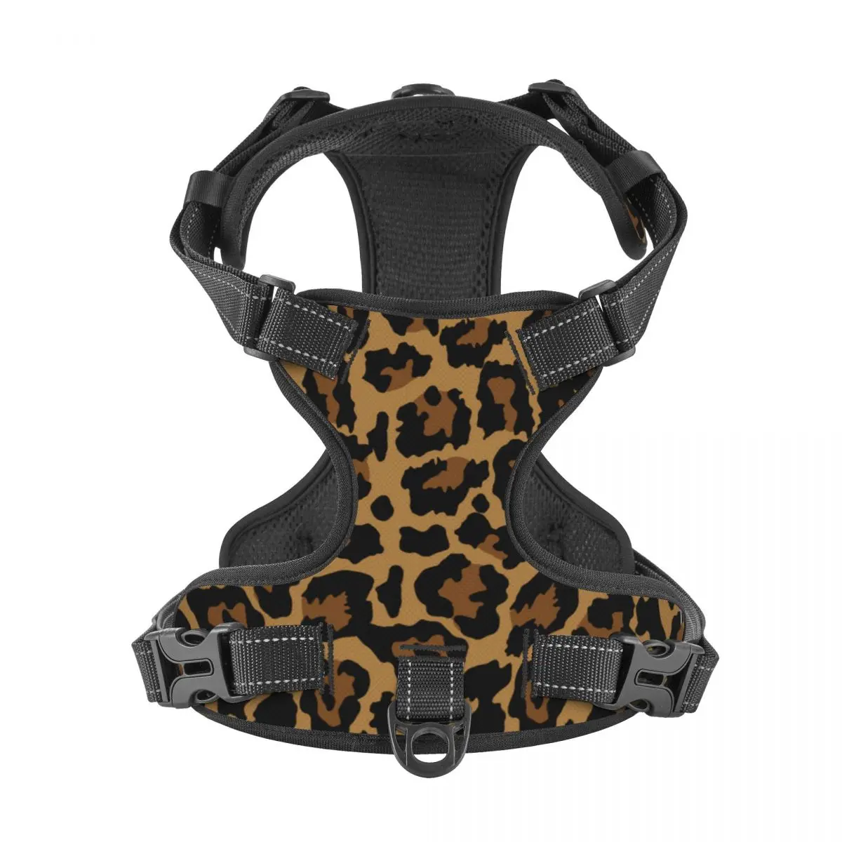 Pet Cat Dog Harness for Dogs Adjustable Pet Harness Reflective Leopard Skin Service Training Easy 1005008875355930