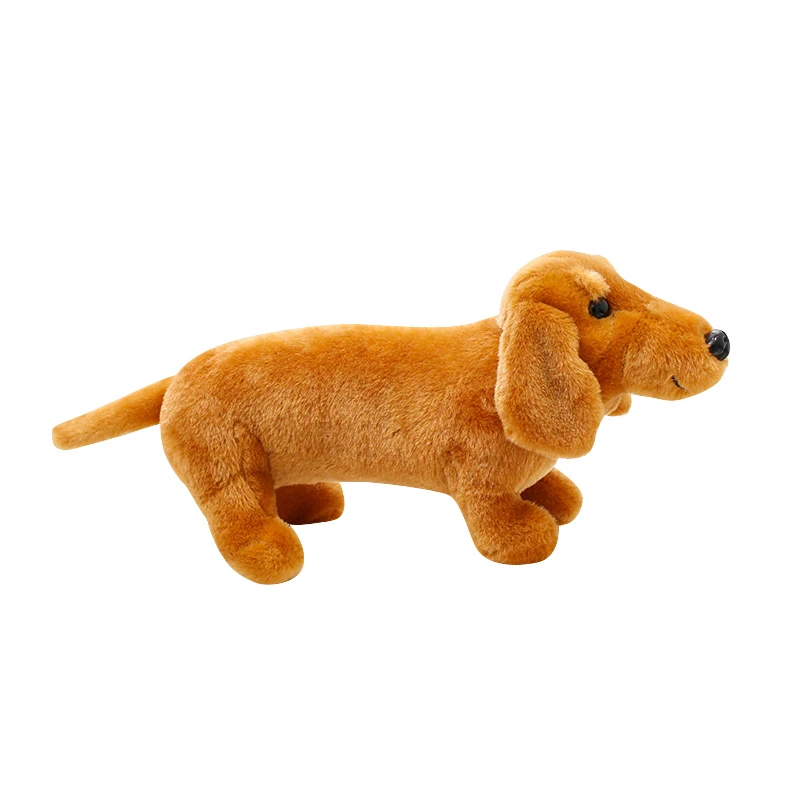 Adorable Dachshund Plush Toy Soft Stuffed Animal Dog Doll for Home Decor Kids' Birthday (10 Inch) 1005008876101855