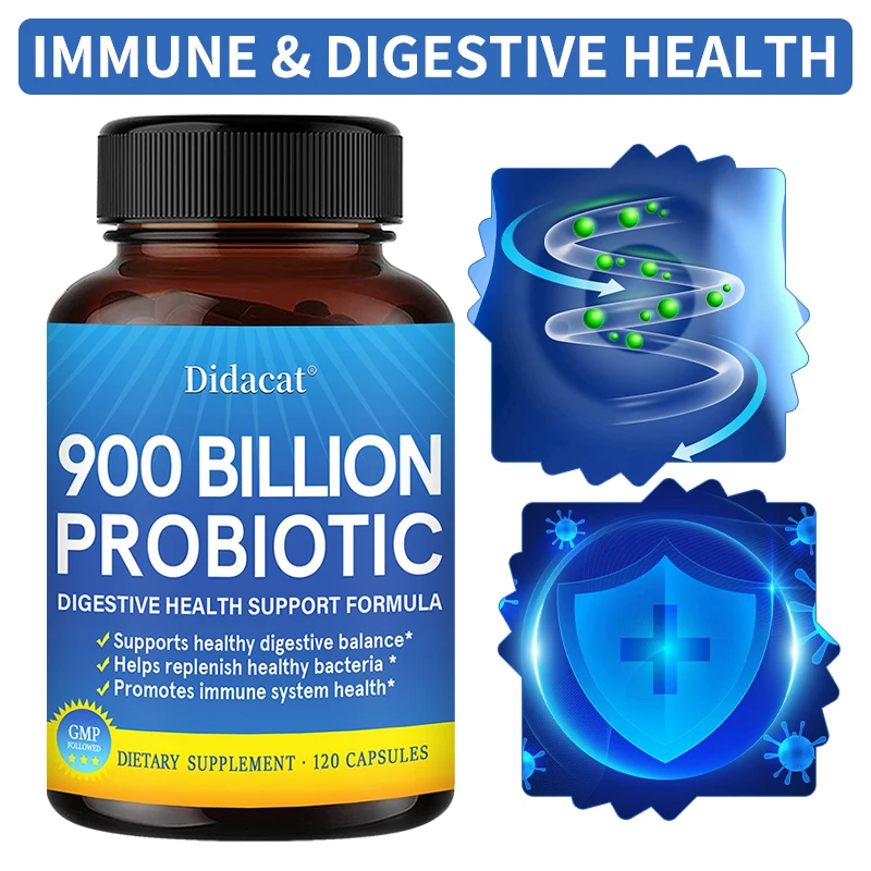 Billion Probiotic Supplement, Support Digestion and Immune System Health, Improve Constipation 1005008877142304
