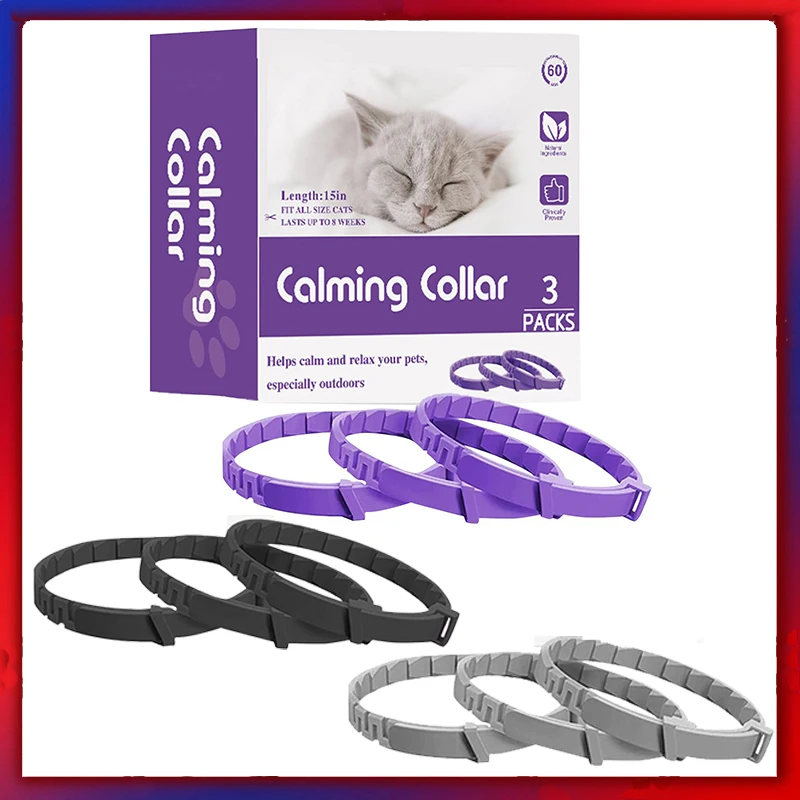 Calming Collar for Cats Pet Calming Pheromone Dogs Anxiety Effective Relieve Anxiety Stress 1005008878046624