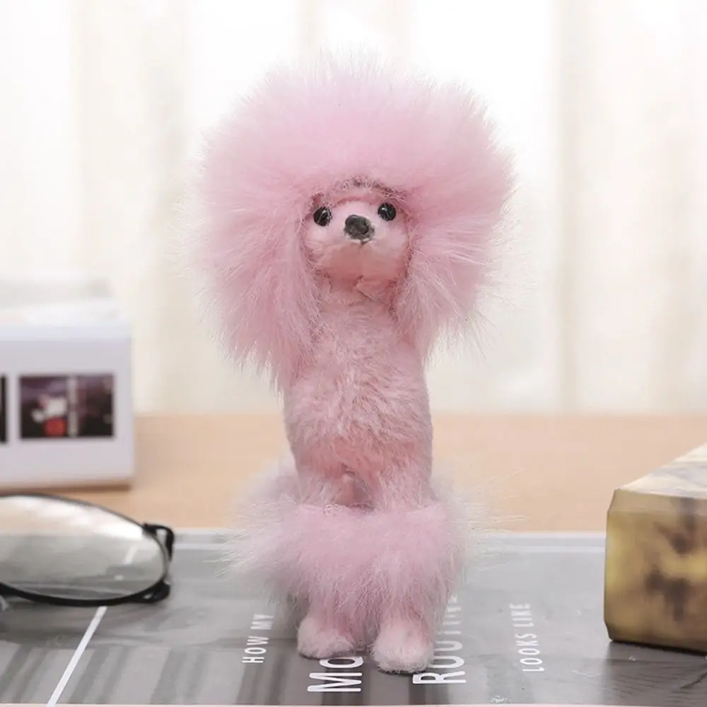 Dog Photography Props Plush Toys Home Decoration Crafts Gift Simulation Dog Poodle Figurines Desk 1005008881564315