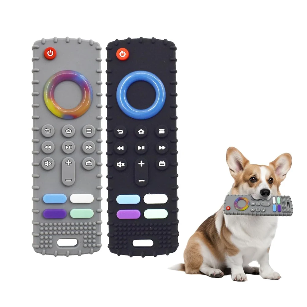Silicone Puppy Teething Toys, Dog Chew Toys TV Remote Teethers for Small Dogs and Puppies 1005008883346123